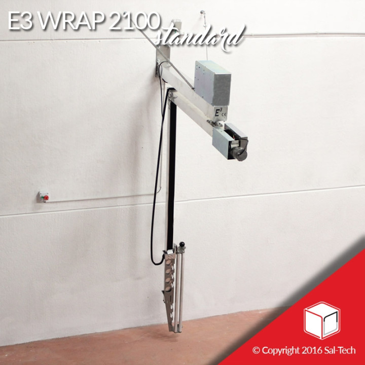 E3 Wrap 2100 EURO / EASY / LARGO / MEGA - Envasadora de palets en una caja. Semiautomática