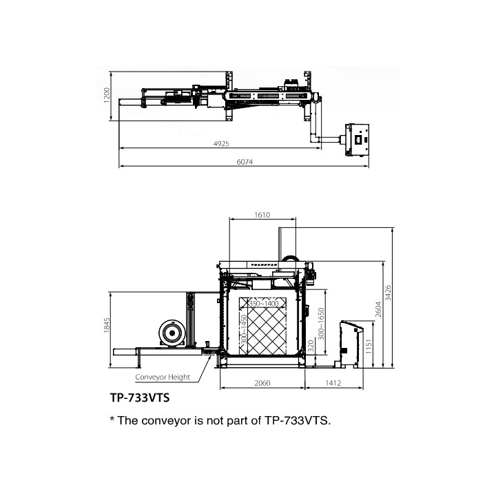 STEP TP-733VTS Fully Automatic Vertical Pallet (Top Seal) ZELOS
