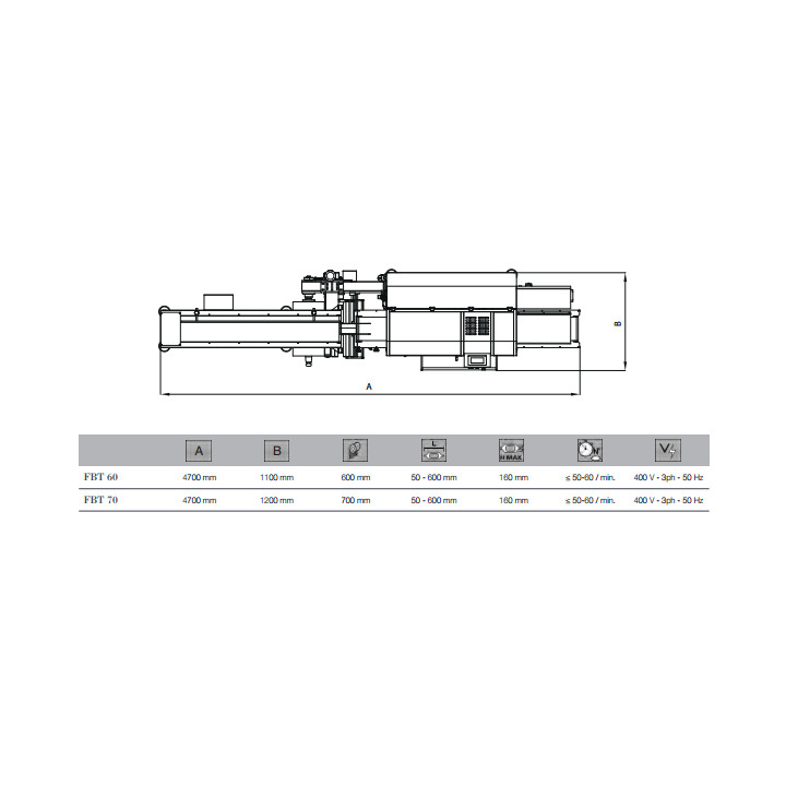 STEP FBT-60 Flow Pack Machine for cheese & vegetables & more
