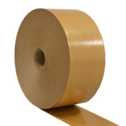 Gummiertes Papier 60 mm x 200 m Braunes 70-Gramm-Papier