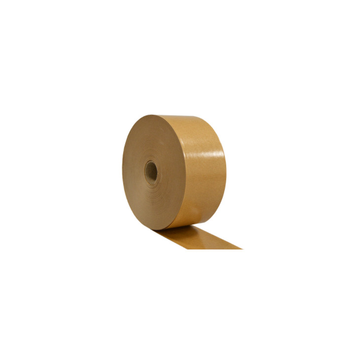 Gummet papir 60mmx 200m Brunt 70gram papir