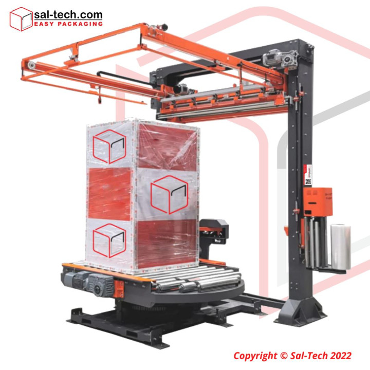STEP S300-TS Vollautomatischer Palettenwickler mit Deckblattspender