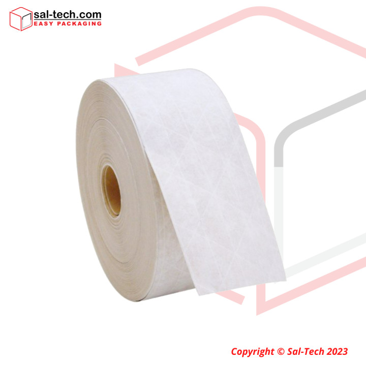 Gummed Paper Tape White 80gr 72mm x 150m/rl