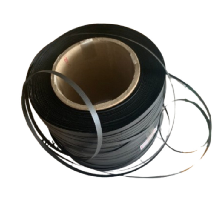 PP-Band Schwarz 8x0,40mm antistatisch ø104 700m/Rolle