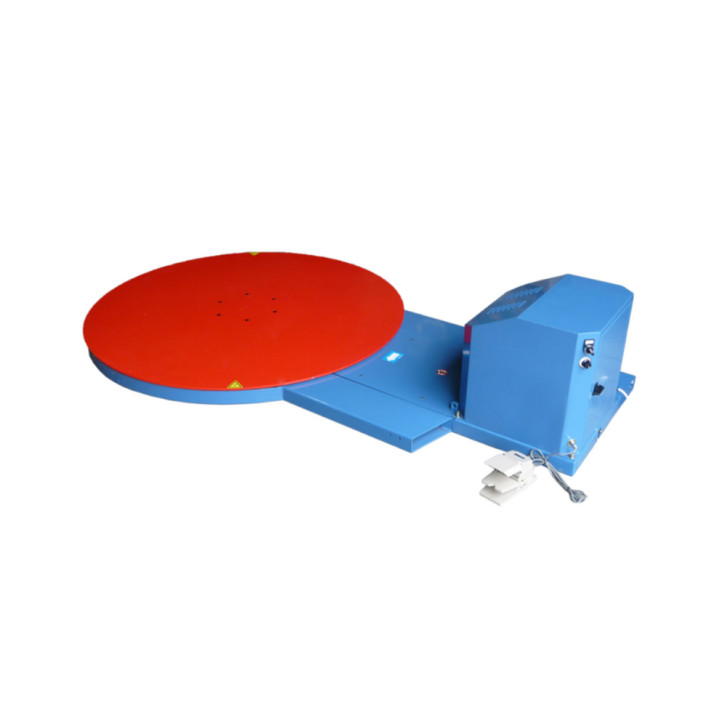 Effektiv Palleindpakning med STEP Drejeskive Kun Ø1500mm - Robust & Ergonomisk