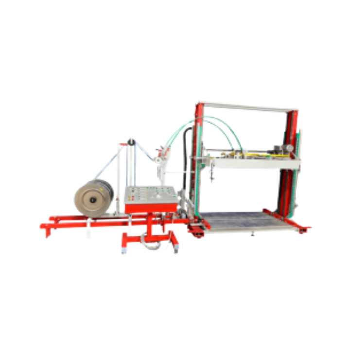 STEP TP-733 VTSP-S Fuld Automatisk Palle Omsnøringsmaskine med 2.5tons presse