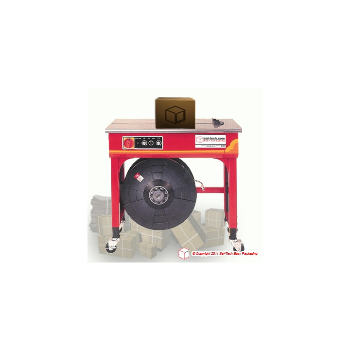 STEP TP-502CE  mit Display-Umreifungsmaschine- Transpak