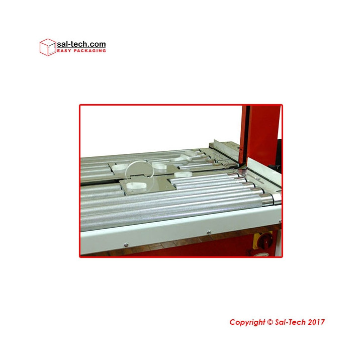 STEP TP-601A Fuldautomatisk Omløbsmaskine - Rulledrevet Bord- Transpak