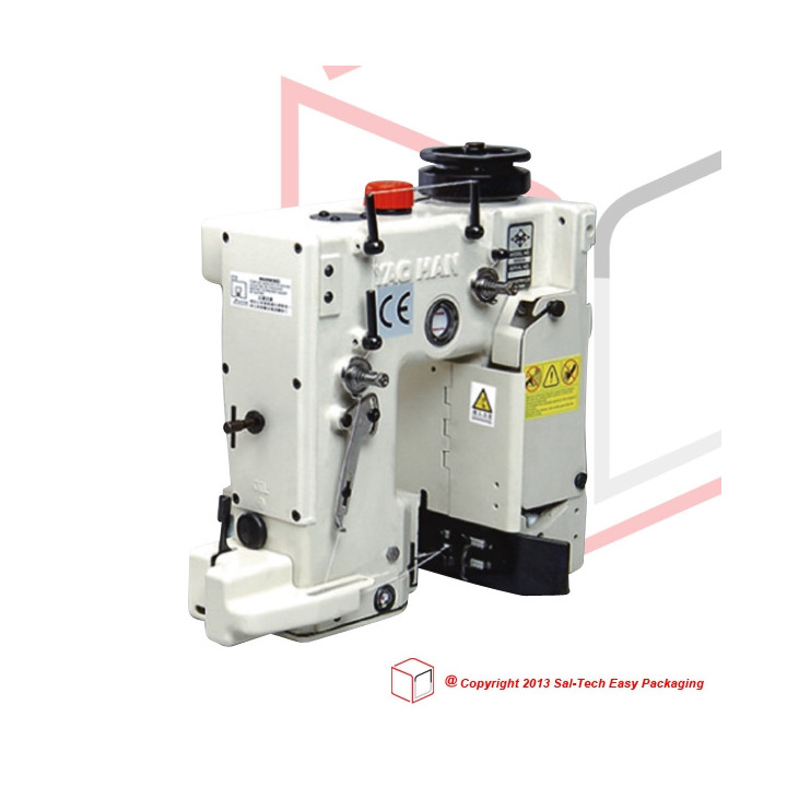 STEP N980AC Bag Closing Machine 1 needle 2 threads, paper tape and knife