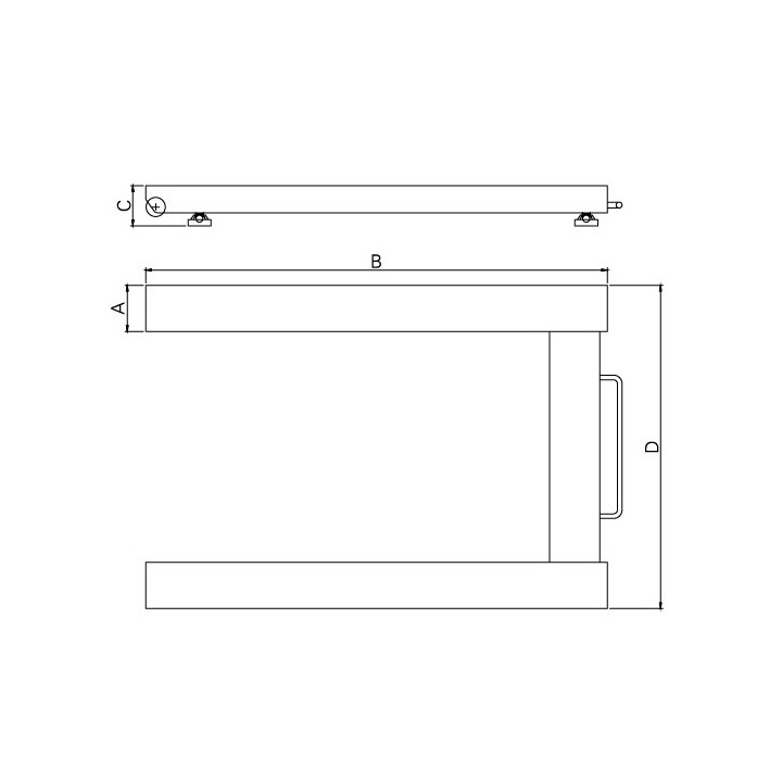 STEP Pallet Scale LP7624 2tons