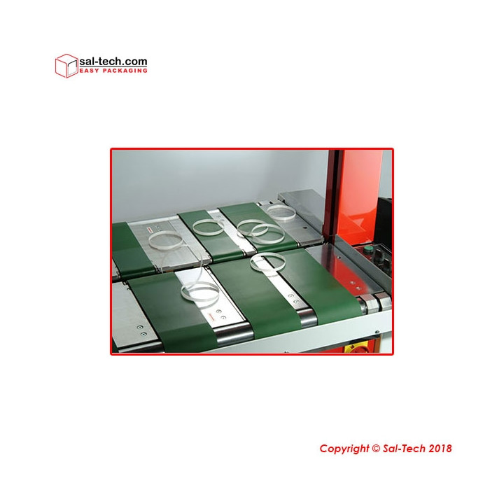 STEP TP-601BP Fully Automatic Strapping Machine with Belt-Driven Table and Pneumatic Press