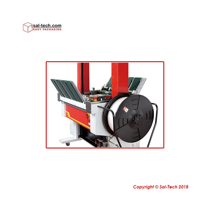 STEP TP-601BP Fully Automatic Strapping Machine with Belt-Driven Table and Pneumatic Press