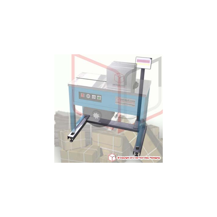 Retro fit scale for strapping machines