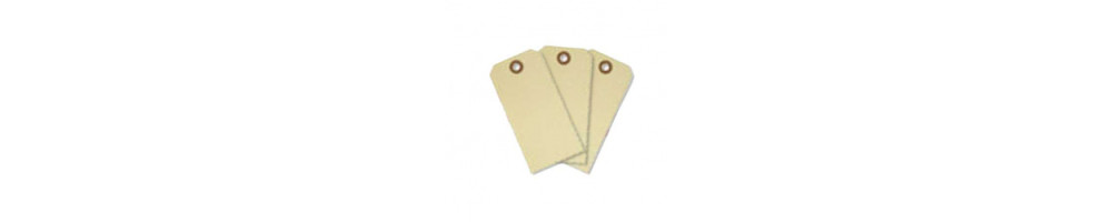 Manila labels, Manila clips & Rubber bands