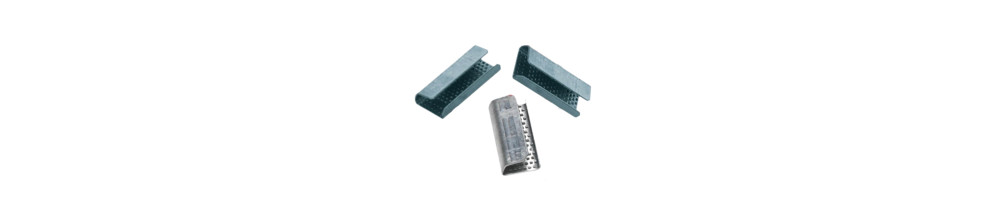 Serated PET strap seals